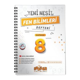 8. Sınıf Fen Bilimleri Yeni Nesil Ders Defteri-Workwin Yayınları