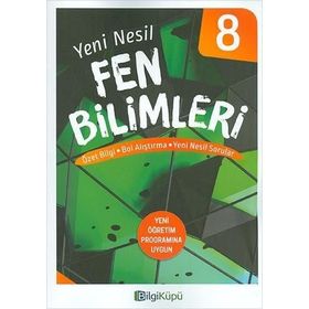 8. Sınıf Fen Bilimleri Yeni Nesil Konu Özetli Soru Bankası Bilgi Küpü Yayınları