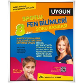 8. Sınıf Fen Bilimleri Yeni Nesil Soru Modelleri - Sadık Uygun Yayınları
