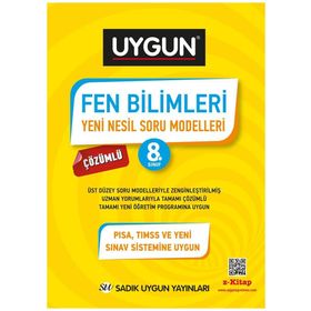 8. Sınıf Fen Bilimleri Yeni Nesil Soru Modelleri - Sadık Uygun Yayınları