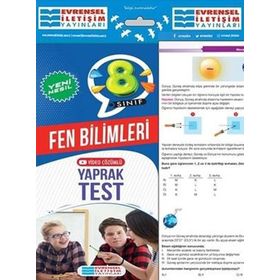 8. Sınıf Fen Bilimleri Yeni Nesil Video Çözümlü Yaprak Test-Evrensel İletişim