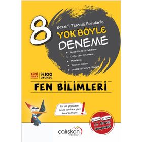 8. Sınıf Fen Bilimleri Yok Böyle Branş Denemesi-Çalışkan Yayınları