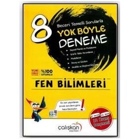 8. Sınıf Fen Bilimleri Yok Böyle Branş Denemesi-Çalışkan Yayınları