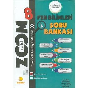 8. Sınıf Fen Bilimleri Zoom Soru Bankası Günay Yayınları