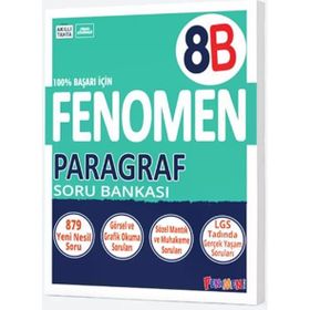 8. Sınıf Fenomen B Paragraf Soru Bankası - Fenomen Yayınları