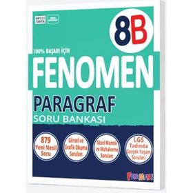 8. Sınıf Fenomen B Paragraf Soru Bankası - Fenomen Yayınları