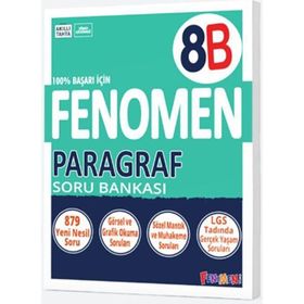 8. Sınıf Fenomen B Paragraf Soru Bankası - Fenomen Yayınları