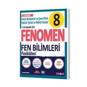8. Sınıf Fenomen Fen Bilimleri 6 Fasikül - Gama Yayınları