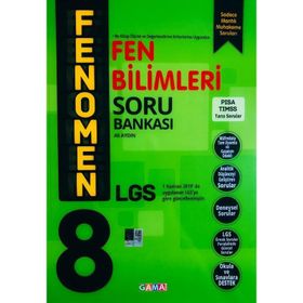 8. Sınıf Fenomen Fen Bilimleri Soru Bankası Gama Yayınları