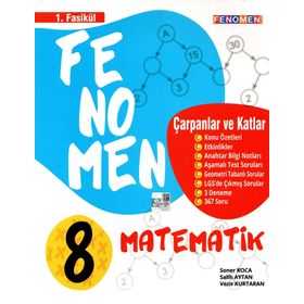 8. Sınıf Fenomen Matematik 1 Fasikül Gama Yayınları