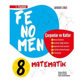 8. Sınıf Fenomen Matematik 1 Fasikül Gama Yayınları