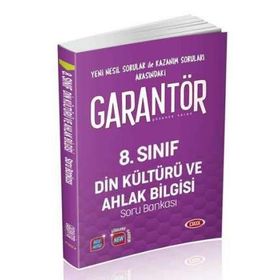 8. Sınıf Garantör Din Kültürü ve Ahlak Bilgisi Soru Bankası Data Yayınları
