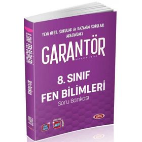 8. Sınıf Garantör Fen Bilimleri Soru Bankası Data Yayınları
