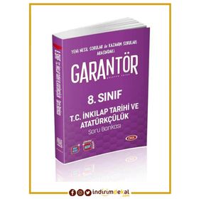 8. Sınıf Garantör T. C. İnkılap Tarihi ve Atatürkçülük Soru Bankası Data Yayınları