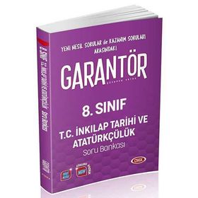 8. Sınıf Garantör T. C. İnkılap Tarihi ve Atatürkçülük Soru Bankası Data Yayınları