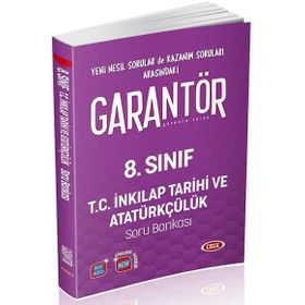 8. Sınıf Garantör T. C. İnkılap Tarihi ve Atatürkçülük Soru Bankası Data Yayınları