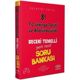 8. Sınıf Garantör T. C. İnkılap Tarihi ve Atatürkçülük Soru Bankası Data Yayınları