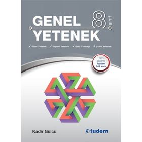 8. Sınıf Genel Yetenek Kitabı Tudem Yayınları