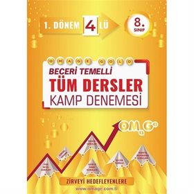 8. Sınıf Gold Tüm Dersler 1. Dönem 4'Lü Kamp DenemesiOkyanus Yayınları