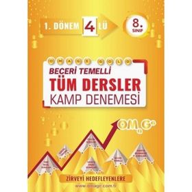 8. Sınıf Gold Tüm Dersler 1. Dönem 4'Lü Kamp DenemesiOkyanus Yayınları