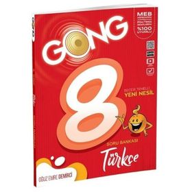 8.Sınıf Gong Türkçe Soru Bankası-Eğiten Kitap Yayınları