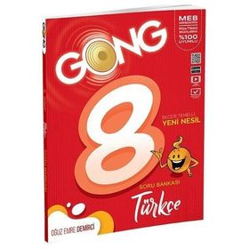 8.Sınıf Gong Türkçe Soru Bankası-Eğiten Kitap Yayınları