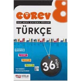8.Sınıf Görev Türkçe Yeni Nesil Çalışma Föyleri - Nitelik Yayınları