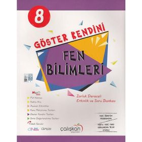 8. Sınıf Göster Kendini Fen Bilimleri Soru Bankası Çalışkan Yayınları