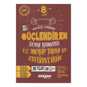 8. Sınıf Güçlendiren İnkılap Tarihi Soru Bankası Ankara Yayıncılık