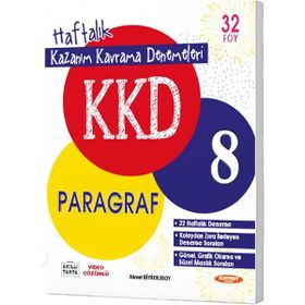 8. Sınıf Haftalık Kazanım Kavrama Denemeleri Paragraf Kurmay Yayınları