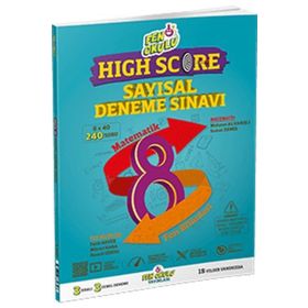 8. Sınıf High Score LGS Sayısal Deneme Sınavı Fen Okulu Yayınları