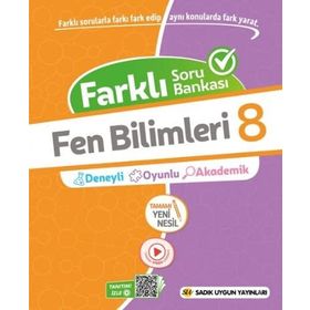 8. Sınıf Hızlı İsem Fen Bilimleri Soru Bankası Farklı İsem