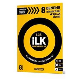 8. Sınıf İlk Dönem Konuları Din Kültürü ve Ahlak Bilgisi Deneme - Hız Yayınları