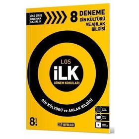 8. Sınıf İlk Dönem Konuları Din Kültürü ve Ahlak Bilgisi Deneme - Hız Yayınları