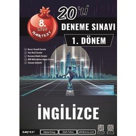 8. Sınıf İngilizce 1. Dönem Mod 20 Deneme - Nartest Yayınları