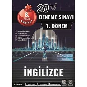 8. Sınıf İngilizce 1. Dönem Mod 20 Deneme - Nartest Yayınları