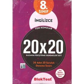 8. Sınıf İngilizce 20x20 Deneme Seti - Tudem Yayınları