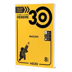 8. Sınıf İngilizce 30 Deneme - Hız Yayınları
