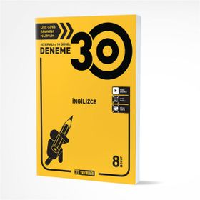 8. Sınıf İngilizce 30 Deneme - Hız Yayınları