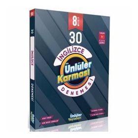 8. Sınıf İngilizce 30 Deneme - Ünlüler Yayınları