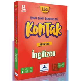 8. Sınıf İngilizce 36'lı Kontak Deneme PRF Paraf Yayınları