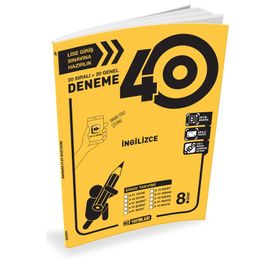 8. Sınıf İngilizce 40 Deneme - Hız Yayınları