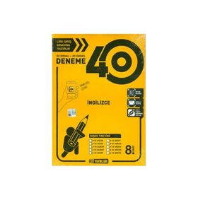 8. Sınıf İngilizce 40 Deneme - Hız Yayınları
