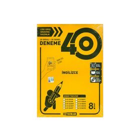 8. Sınıf İngilizce 40 Deneme - Hız Yayınları