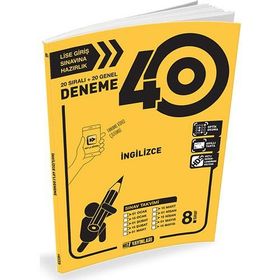 8. Sınıf İngilizce 40 Deneme - Hız Yayınları