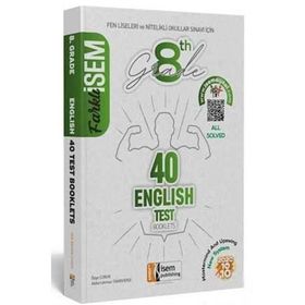 8. Sınıf İngilizce 40 Deneme - Hız Yayınları