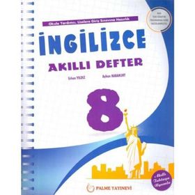 8. Sınıf İngilizce Akıllı Defter Palme Yayınları