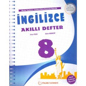 8. Sınıf İngilizce Akıllı Defter Palme Yayınları
