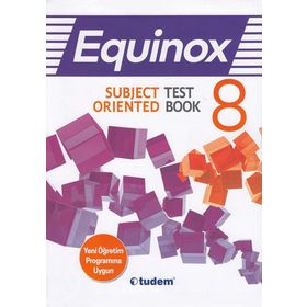 8. Sınıf İngilizce Equinox Subject Oriented Test Book Tudem Yayınları