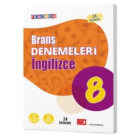 8. Sınıf İngilizce Fenomen 24'lü Deneme - Gama Yayınları
